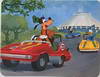 Goofy and friends on Autopia