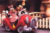 Mickey and Minnie in car